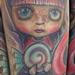 Dia de los Muertos sweet color sleeve Tattoo Design Thumbnail